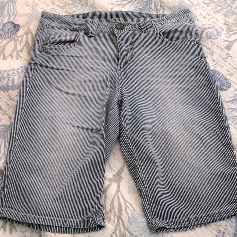 Wit & Wisdom Denim Bermuda Shorts